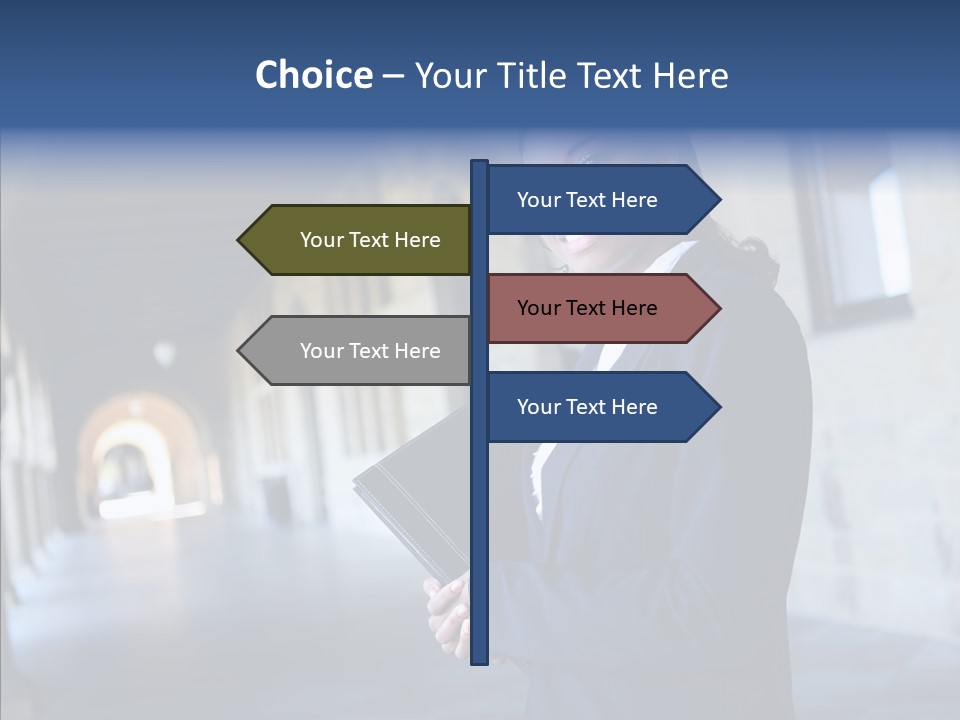 Contemporary Work Expression PowerPoint Template
