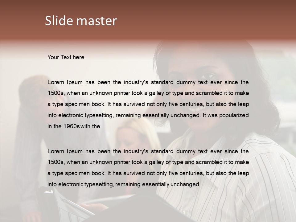 Boardroom Men American PowerPoint Template