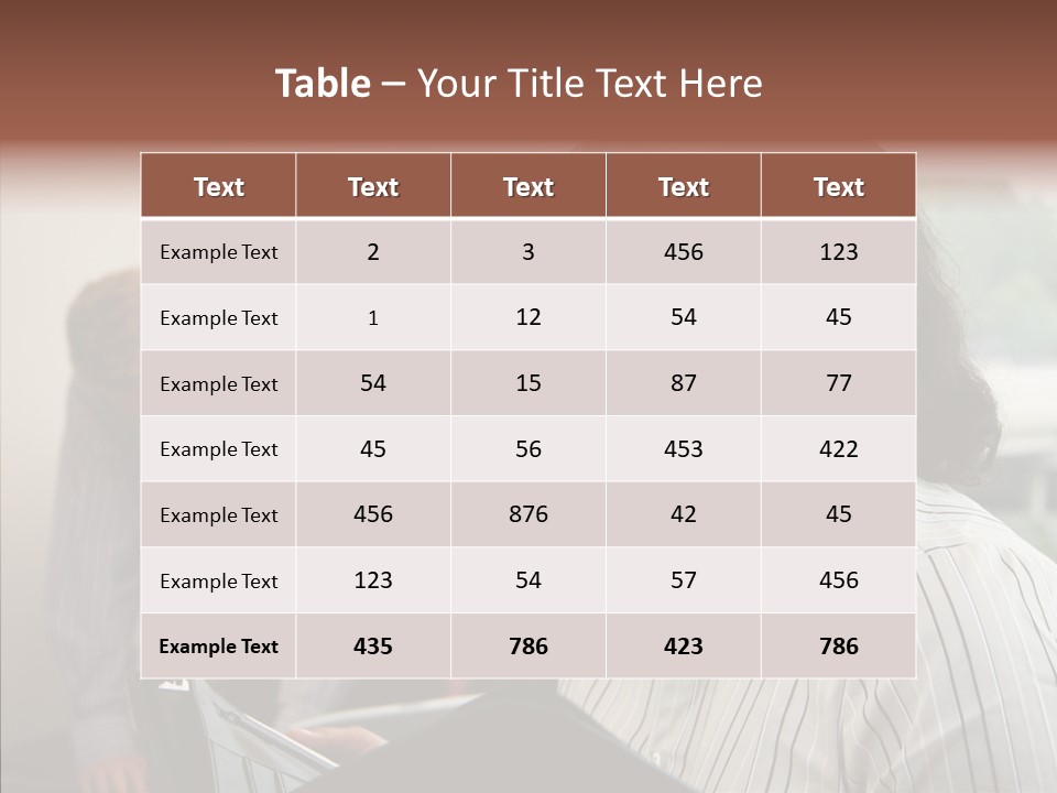 Boardroom Men American PowerPoint Template