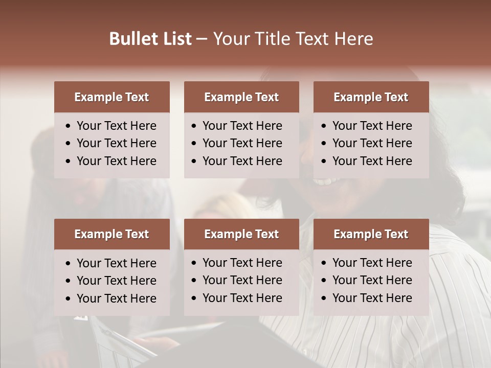 Boardroom Men American PowerPoint Template