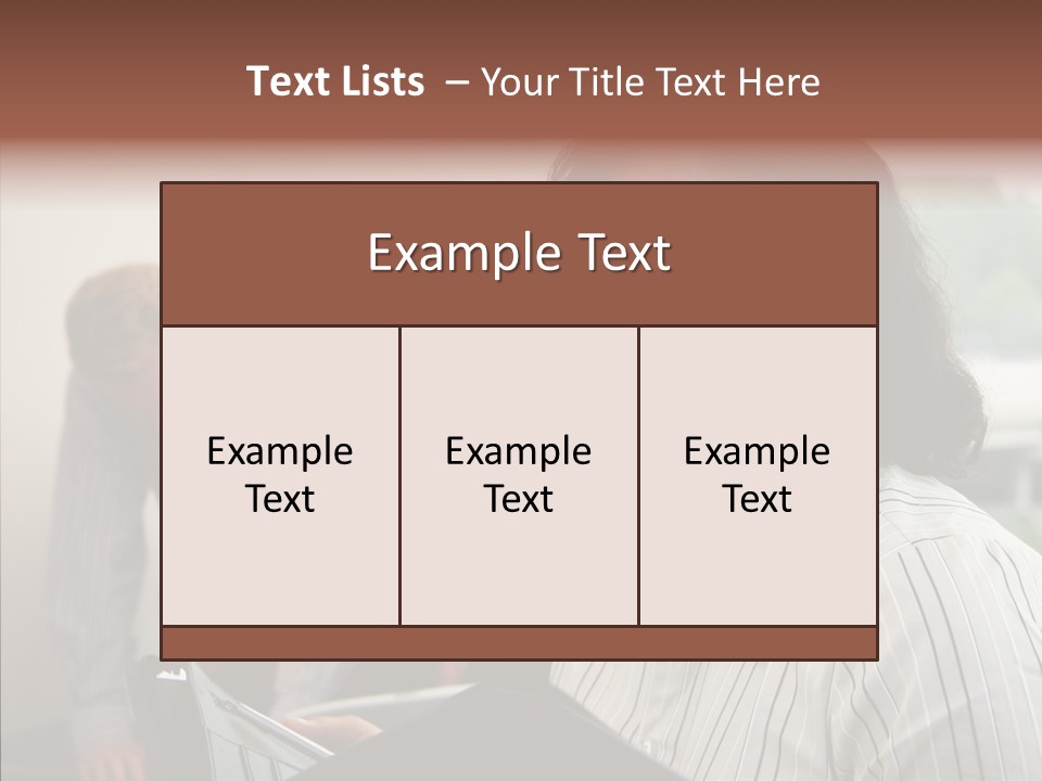 Boardroom Men American PowerPoint Template