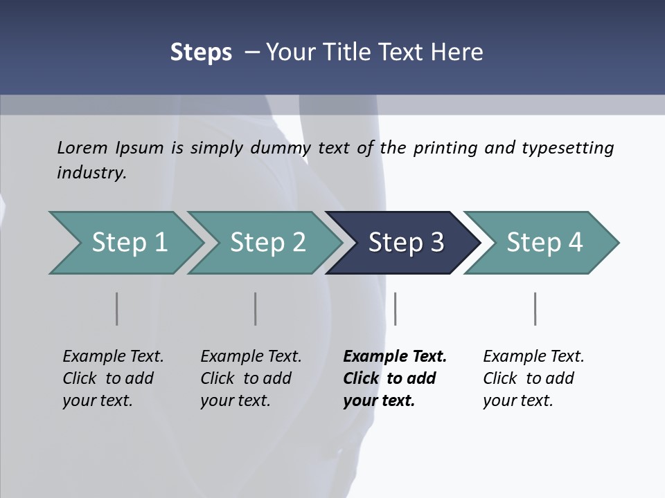 Torsos Buttocks Women PowerPoint Template