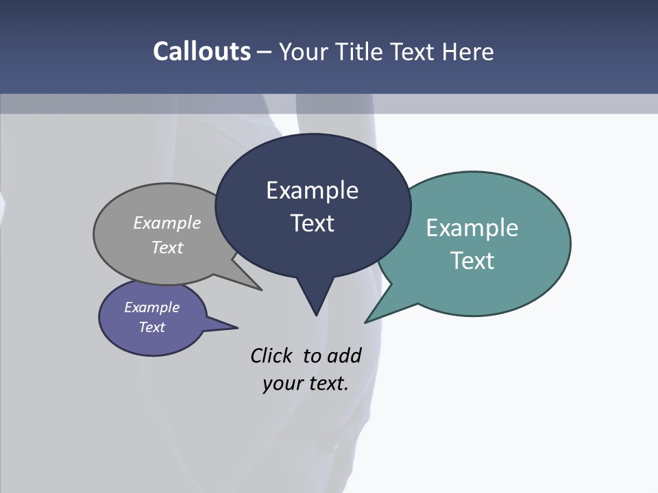 Torsos Buttocks Women PowerPoint Template