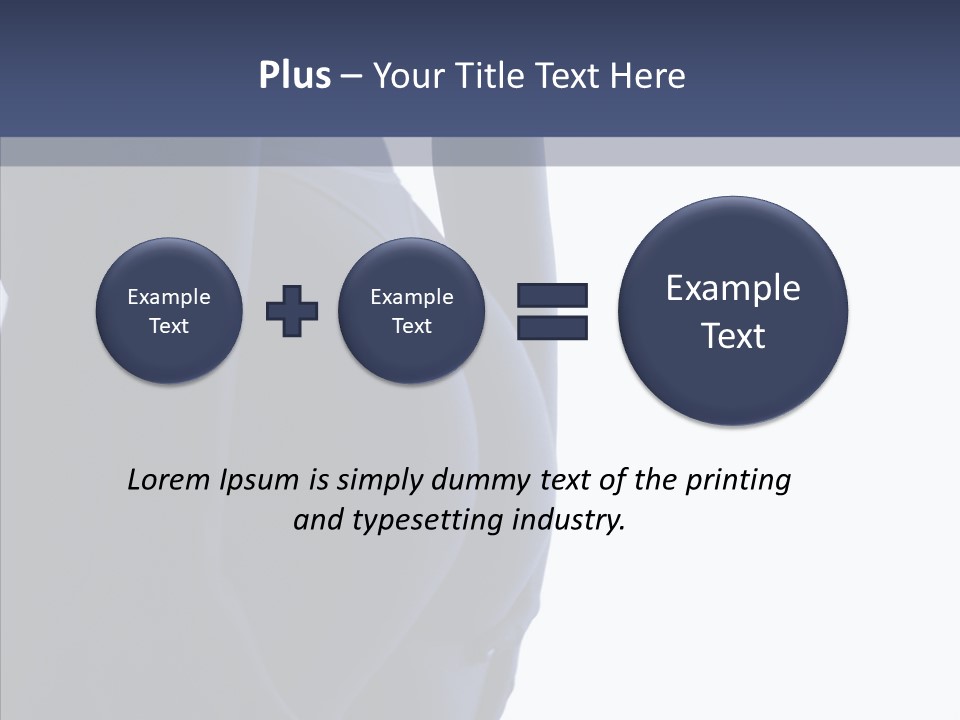Torsos Buttocks Women PowerPoint Template