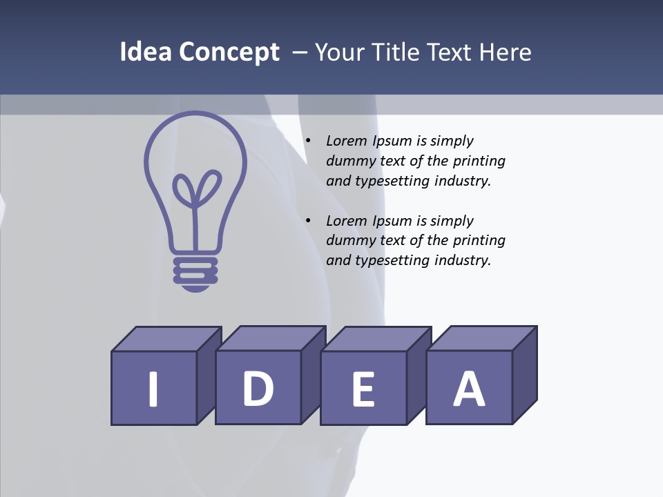 Torsos Buttocks Women PowerPoint Template