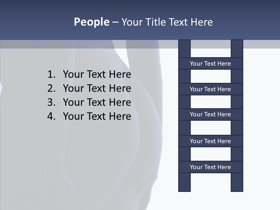Torsos Buttocks Women PowerPoint Template