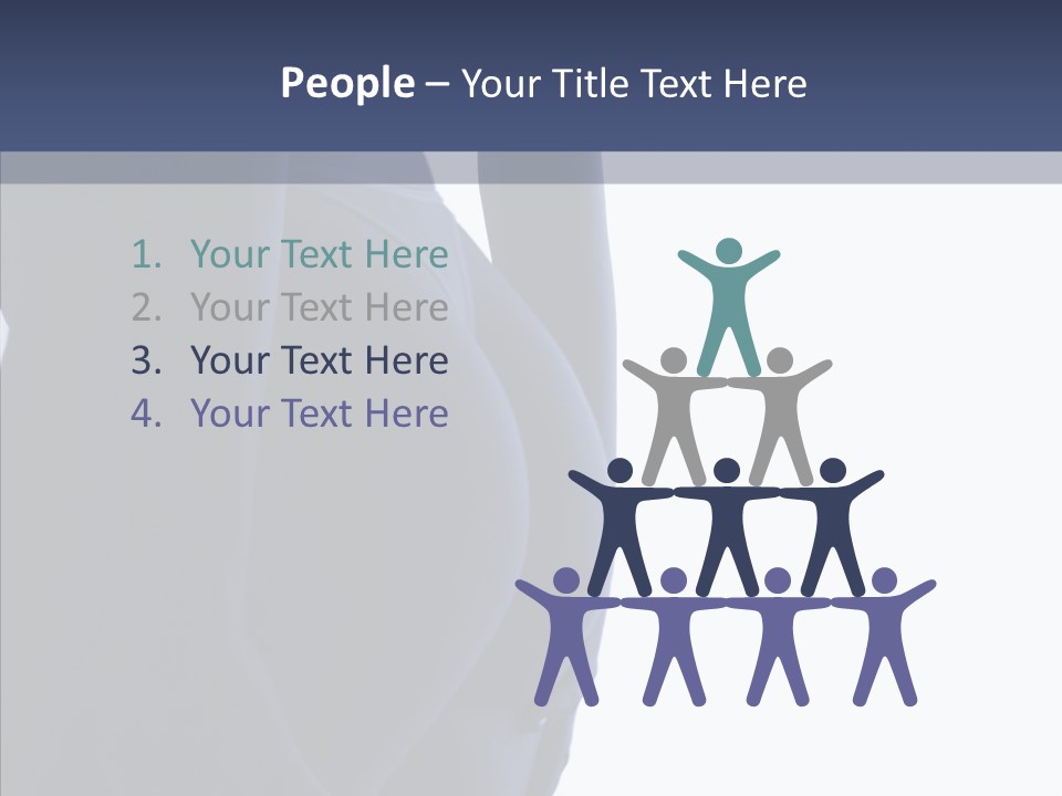 Torsos Buttocks Women PowerPoint Template