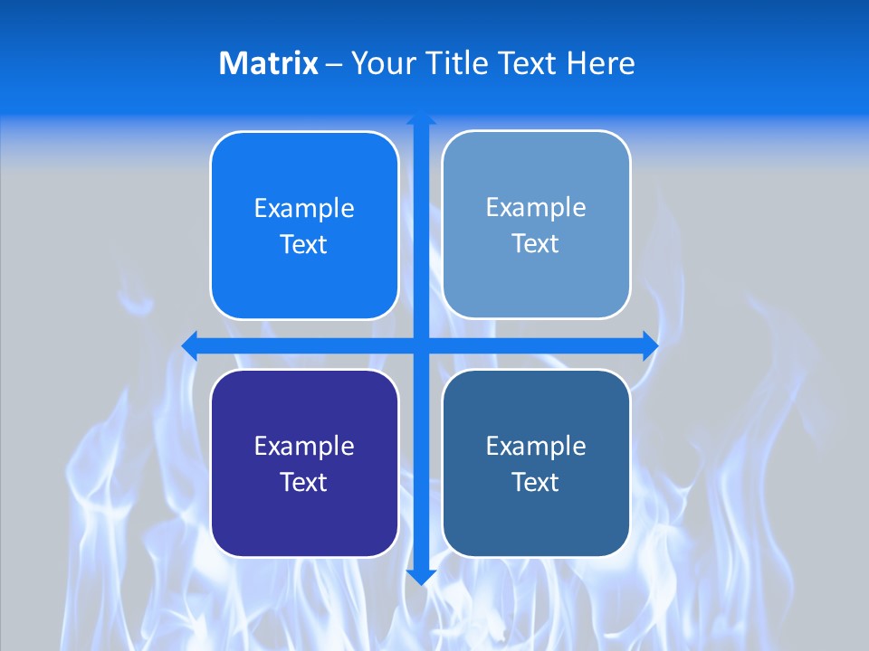 Flaming Beautiful Flambering PowerPoint Template
