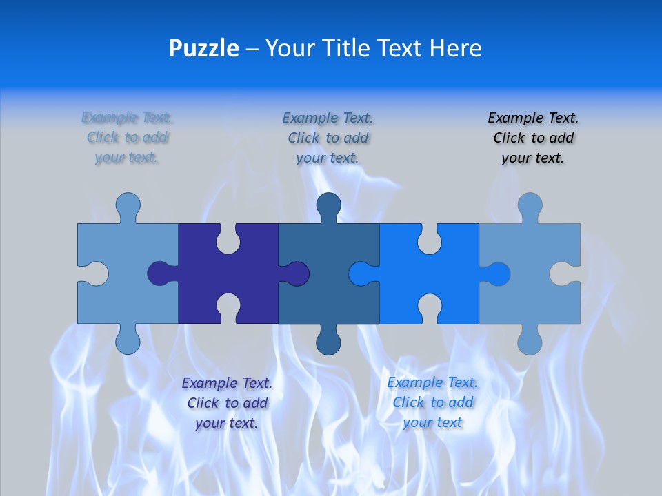 Flaming Beautiful Flambering PowerPoint Template