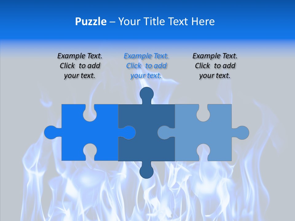 Flaming Beautiful Flambering PowerPoint Template