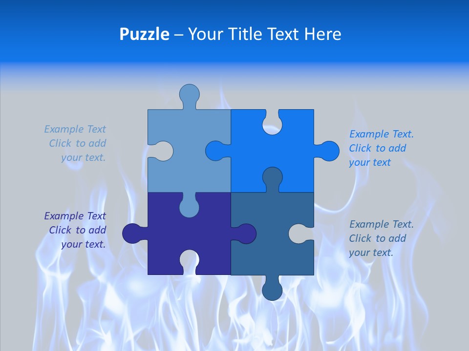 Flaming Beautiful Flambering PowerPoint Template