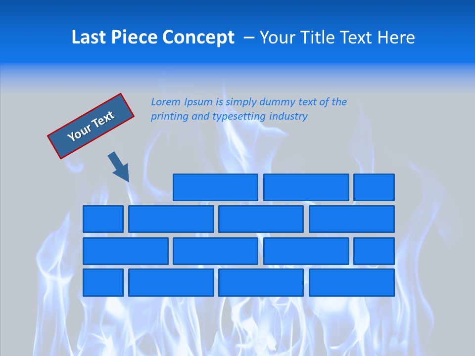 Flaming Beautiful Flambering PowerPoint Template