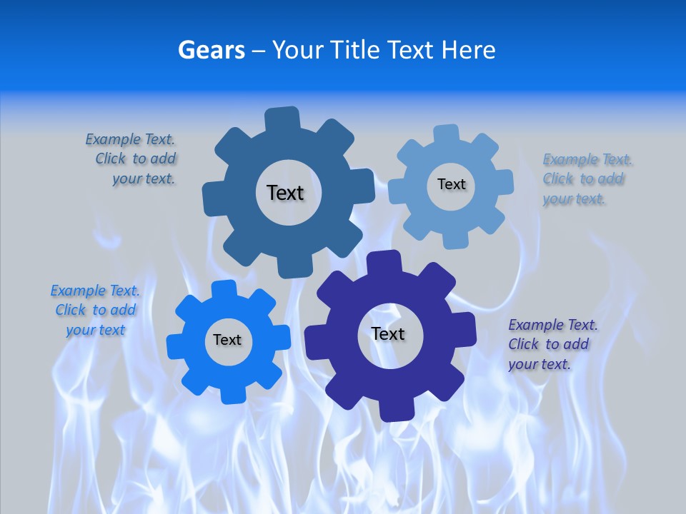 Flaming Beautiful Flambering PowerPoint Template