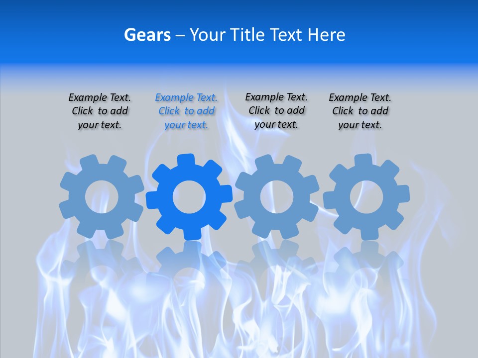 Flaming Beautiful Flambering PowerPoint Template