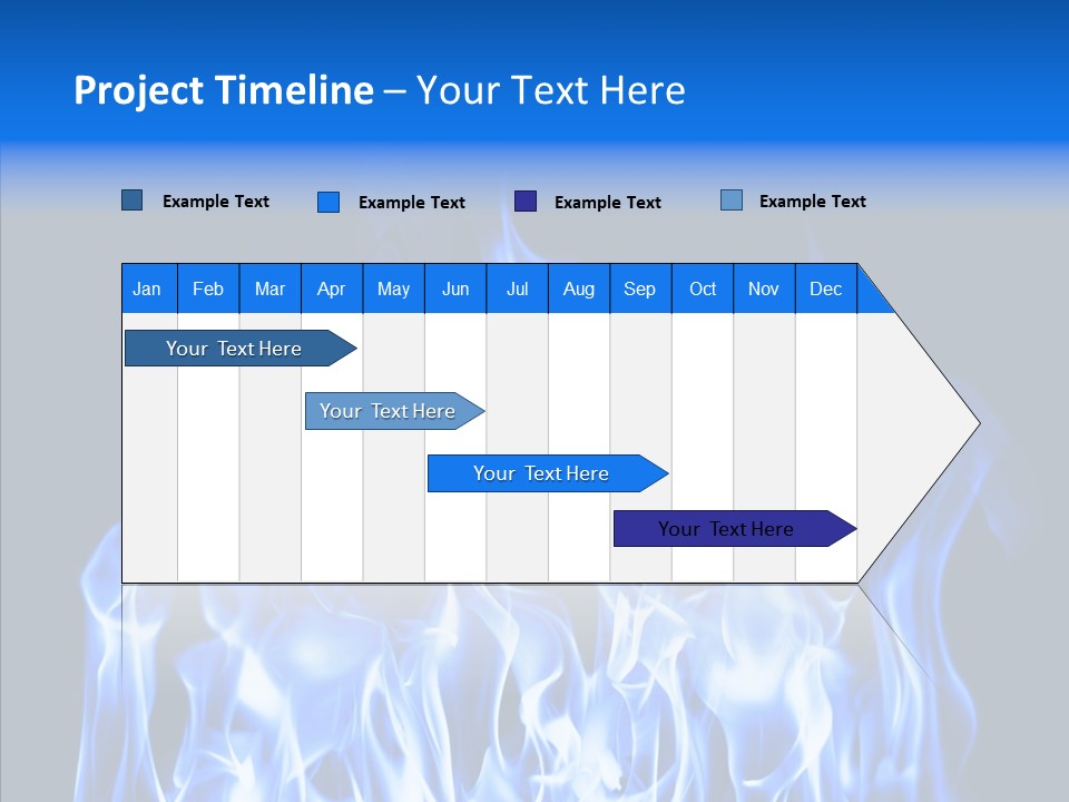 Flaming Beautiful Flambering PowerPoint Template