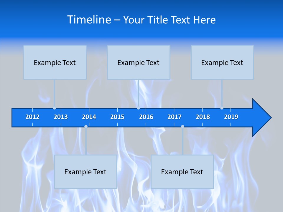 Flaming Beautiful Flambering PowerPoint Template