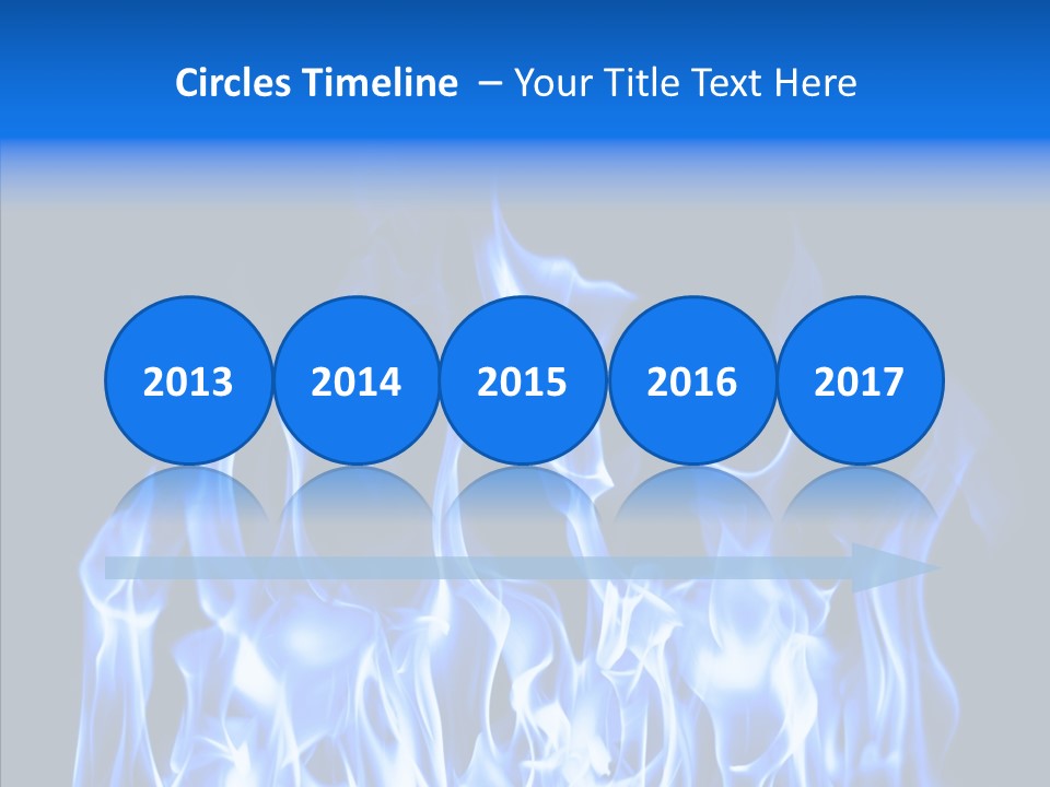 Flaming Beautiful Flambering PowerPoint Template