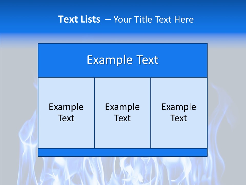 Flaming Beautiful Flambering PowerPoint Template