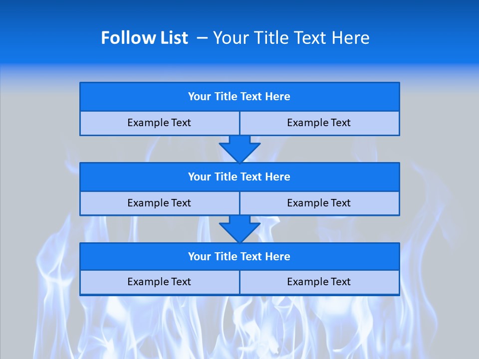 Flaming Beautiful Flambering PowerPoint Template