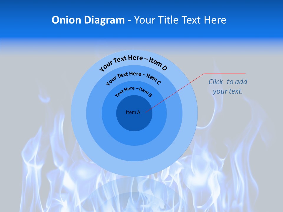 Flaming Beautiful Flambering PowerPoint Template