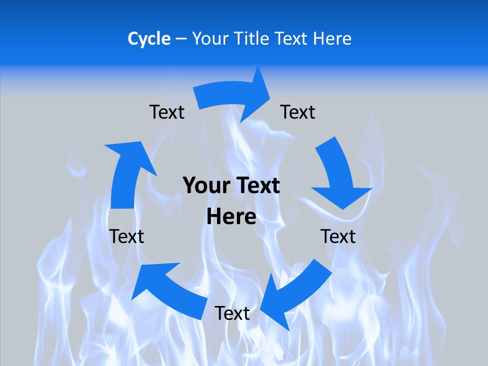 Flaming Beautiful Flambering PowerPoint Template