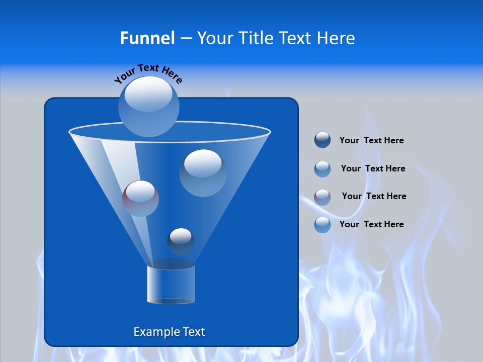 Flaming Beautiful Flambering PowerPoint Template