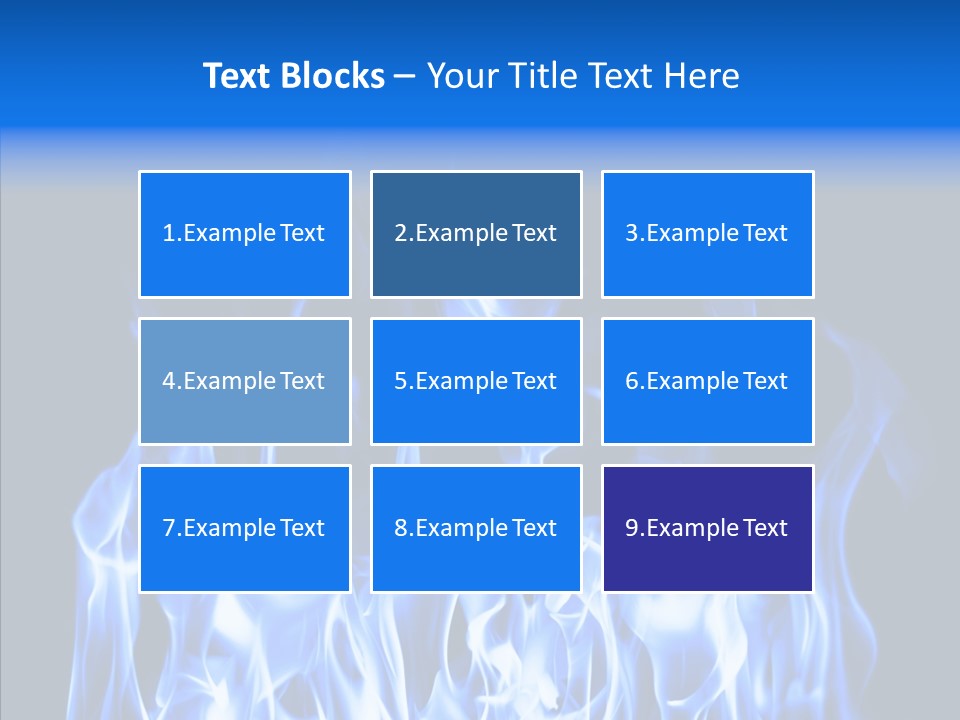 Flaming Beautiful Flambering PowerPoint Template