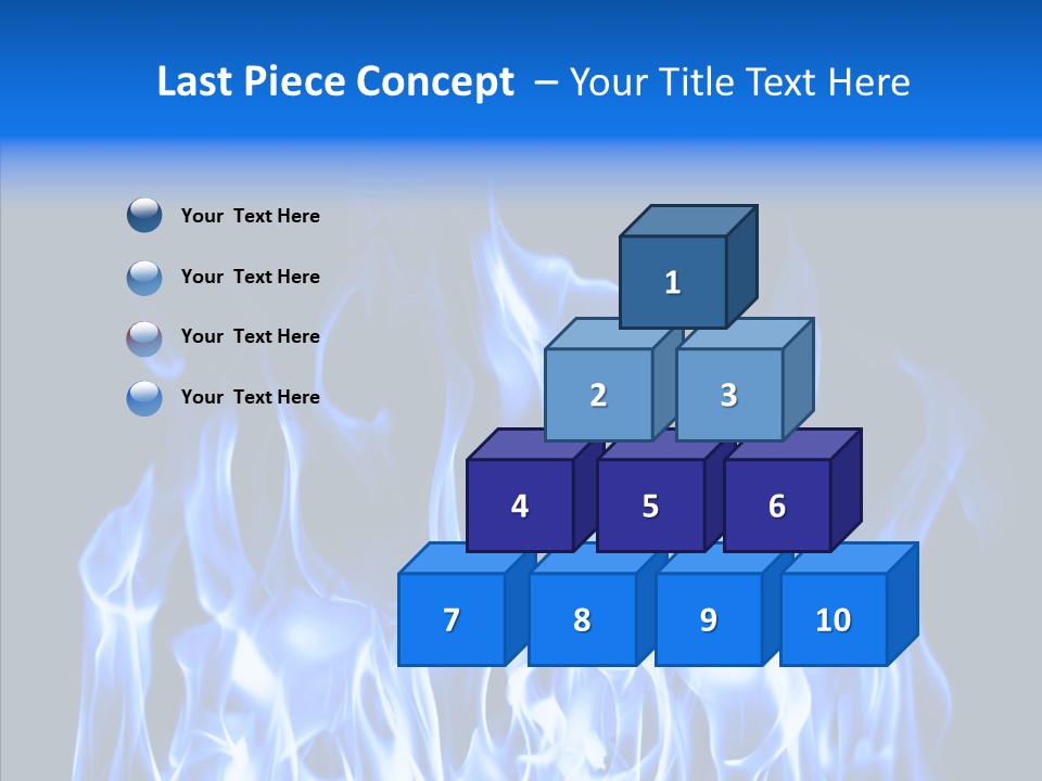 Flaming Beautiful Flambering PowerPoint Template