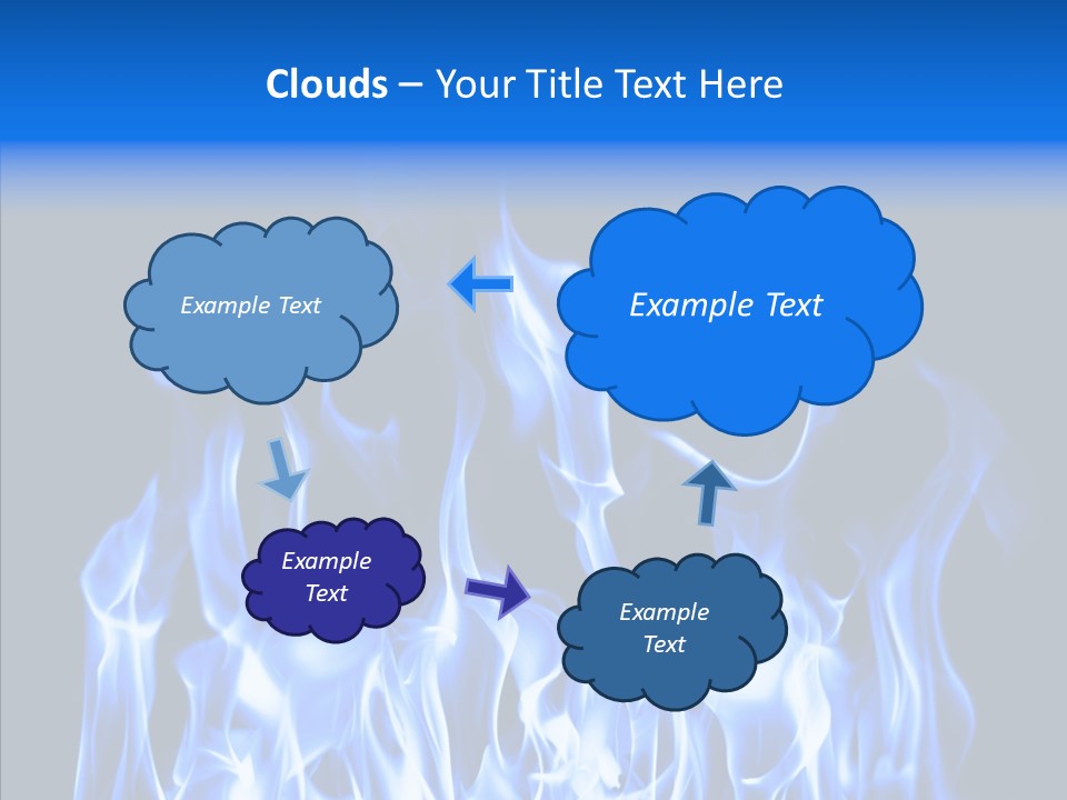 Flaming Beautiful Flambering PowerPoint Template