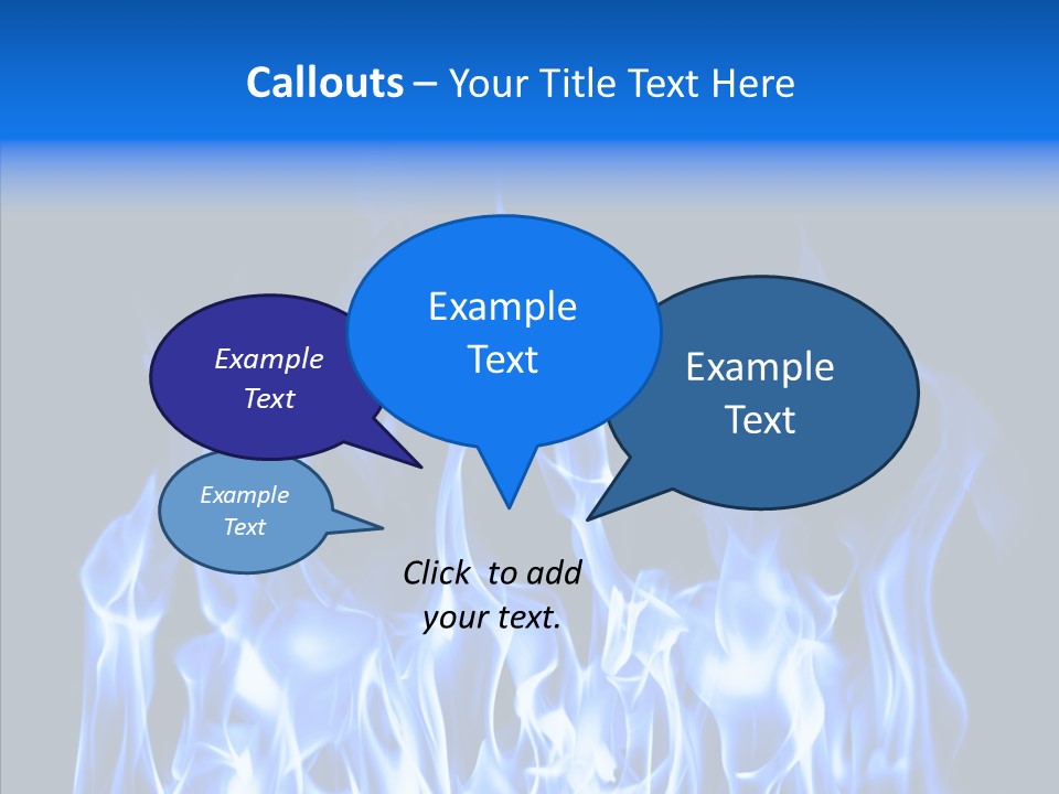 Flaming Beautiful Flambering PowerPoint Template