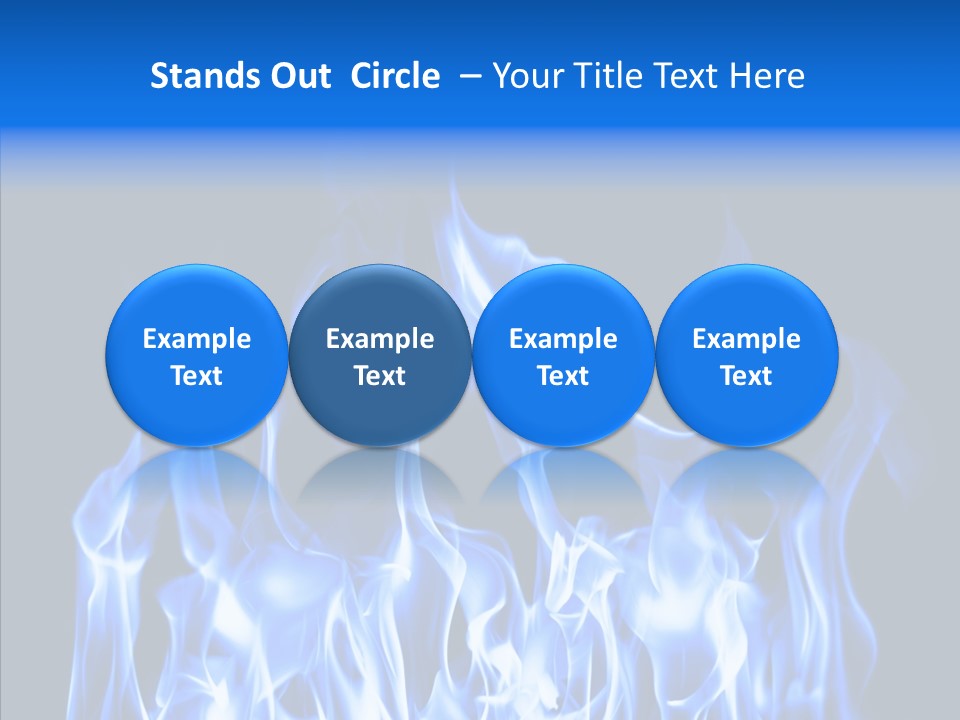 Flaming Beautiful Flambering PowerPoint Template