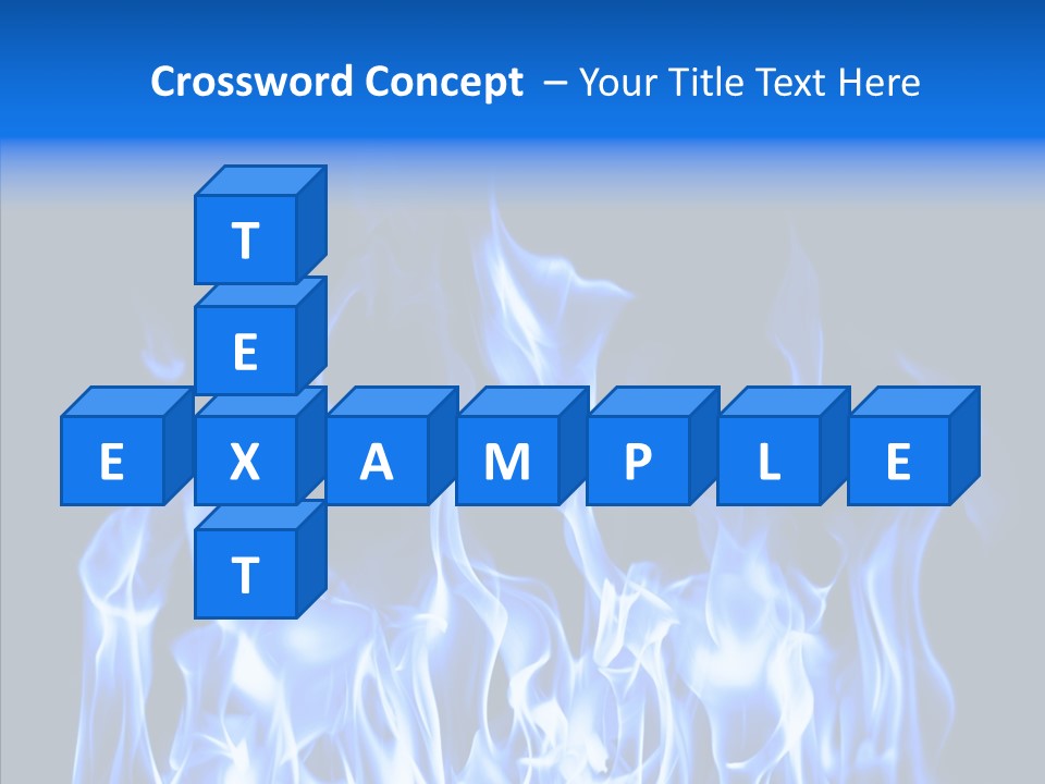 Flaming Beautiful Flambering PowerPoint Template