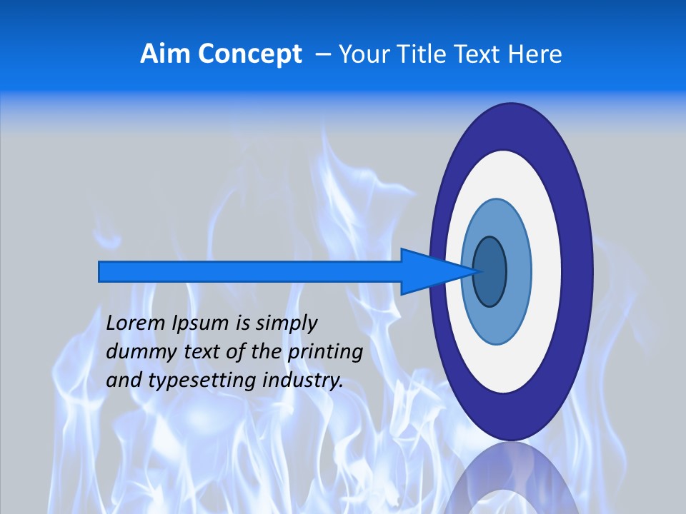 Flaming Beautiful Flambering PowerPoint Template