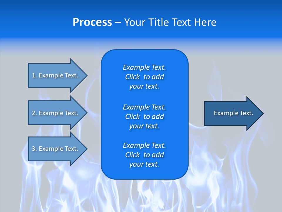 Flaming Beautiful Flambering PowerPoint Template