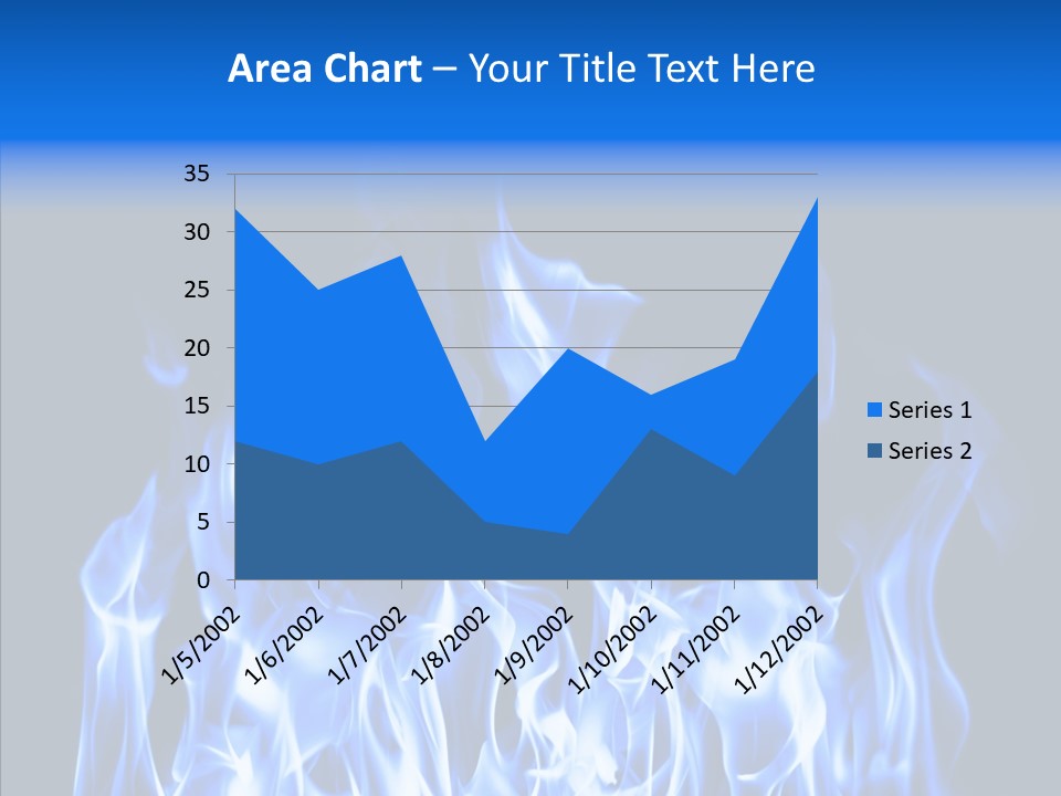 Flaming Beautiful Flambering PowerPoint Template