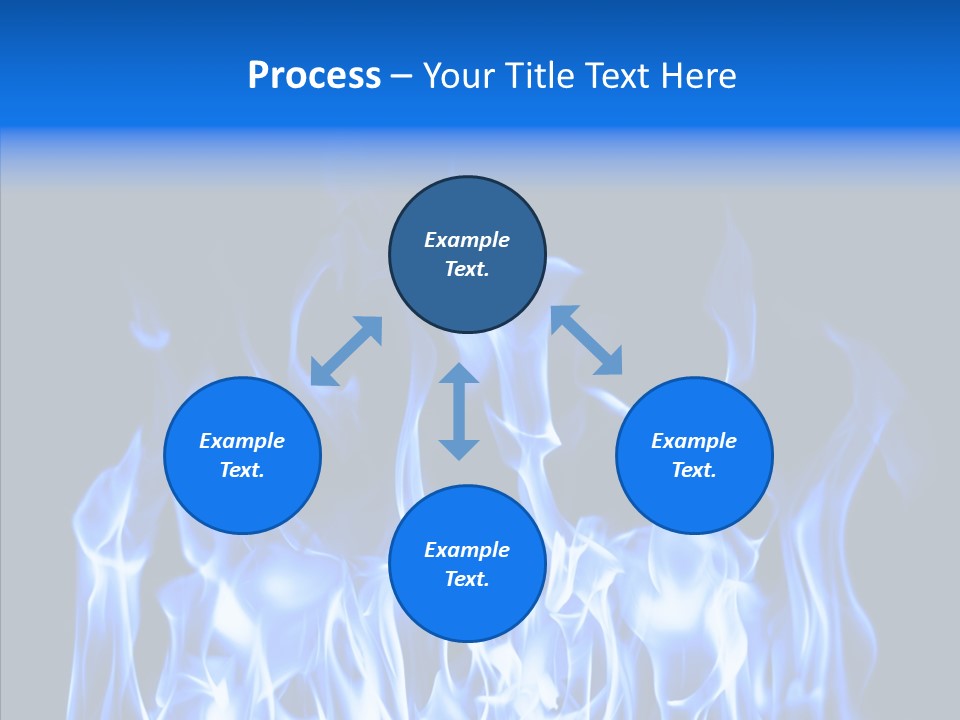 Flaming Beautiful Flambering PowerPoint Template