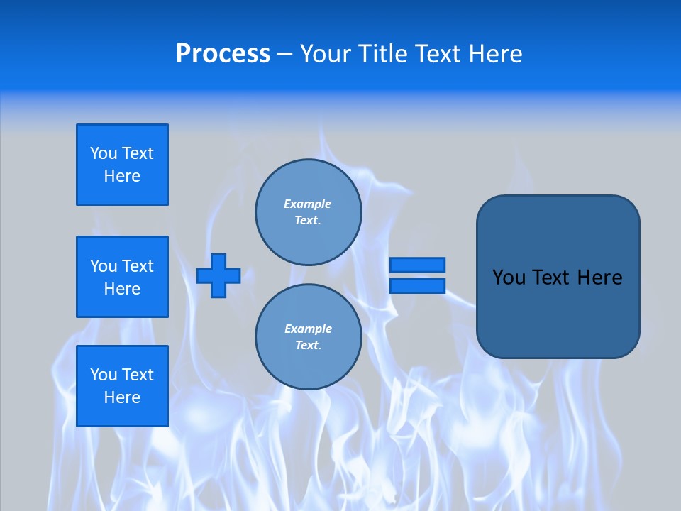 Flaming Beautiful Flambering PowerPoint Template