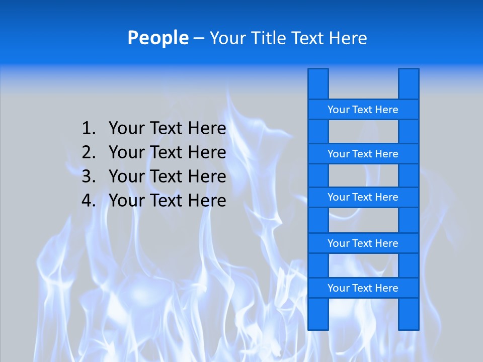 Flaming Beautiful Flambering PowerPoint Template
