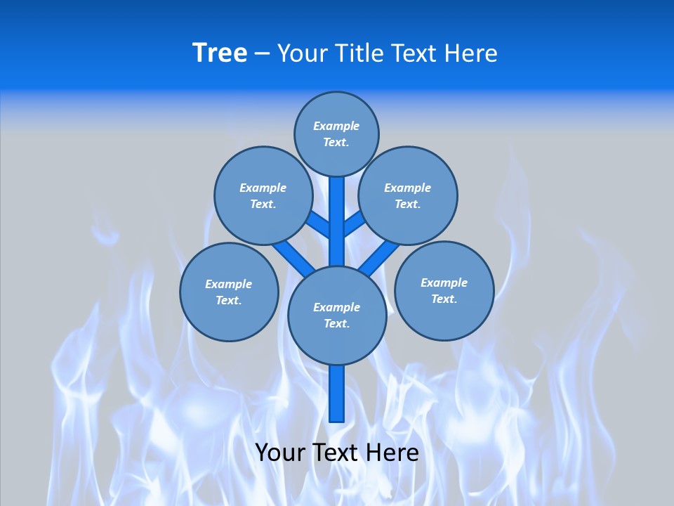 Flaming Beautiful Flambering PowerPoint Template