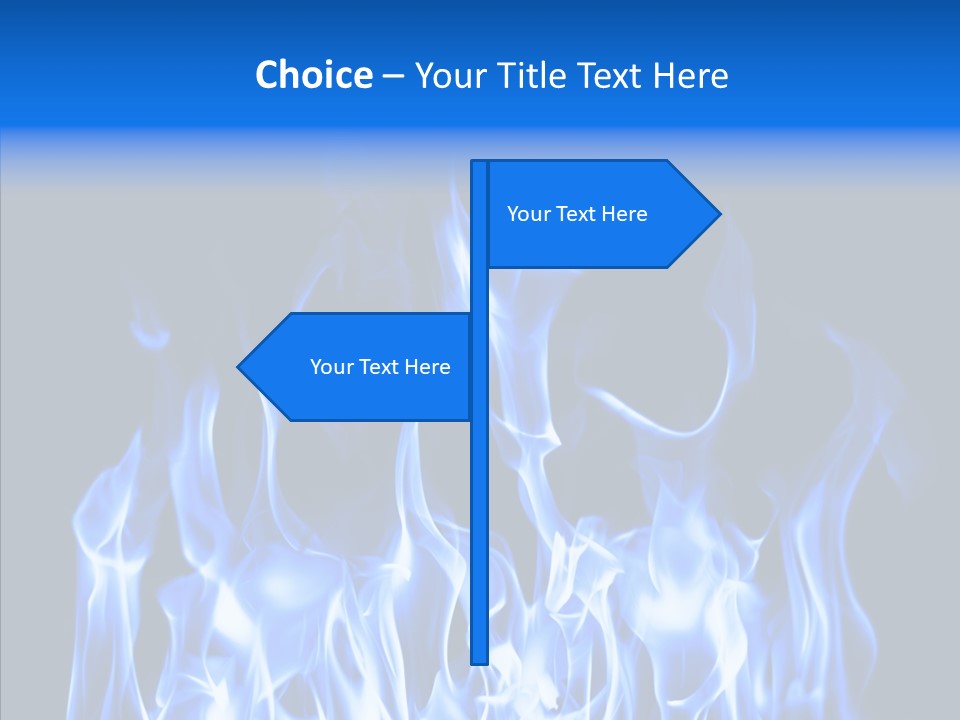 Flaming Beautiful Flambering PowerPoint Template