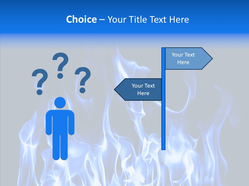 Flaming Beautiful Flambering PowerPoint Template