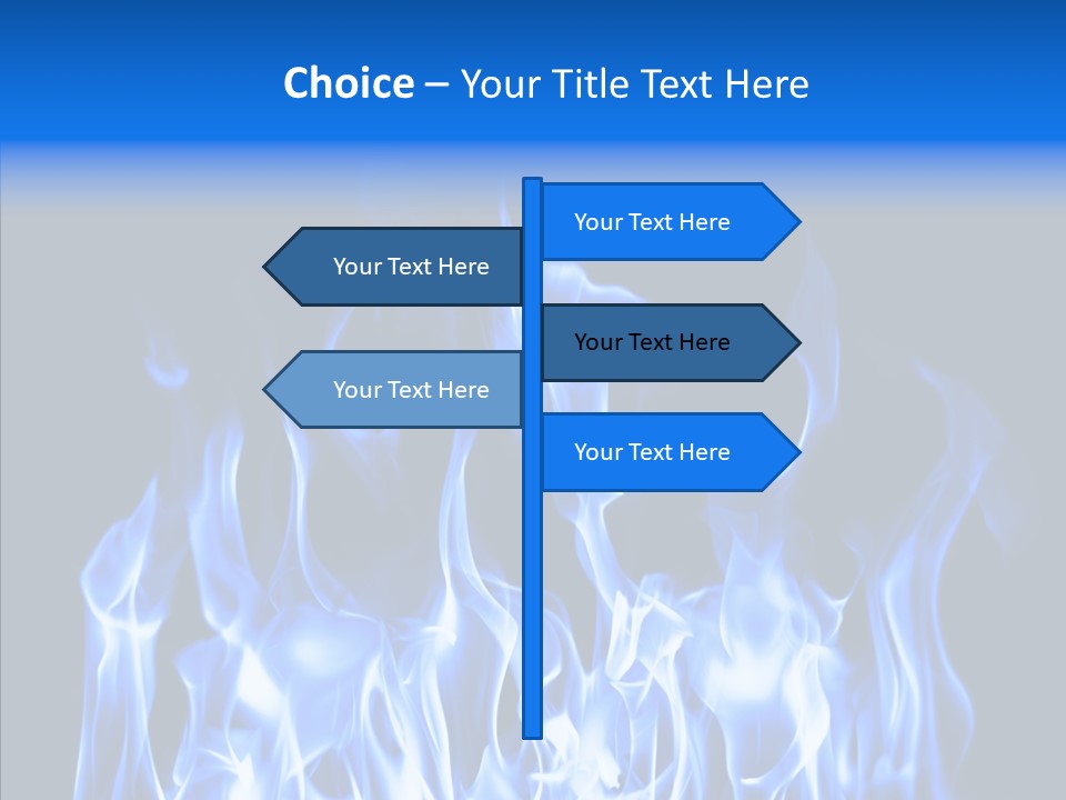 Flaming Beautiful Flambering PowerPoint Template