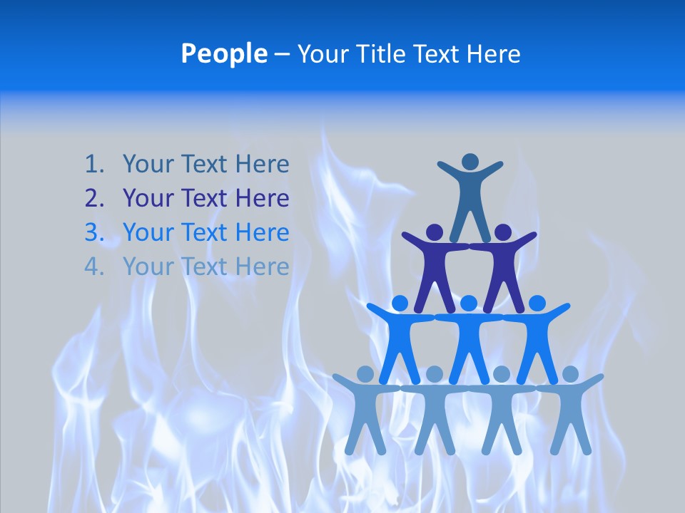 Flaming Beautiful Flambering PowerPoint Template