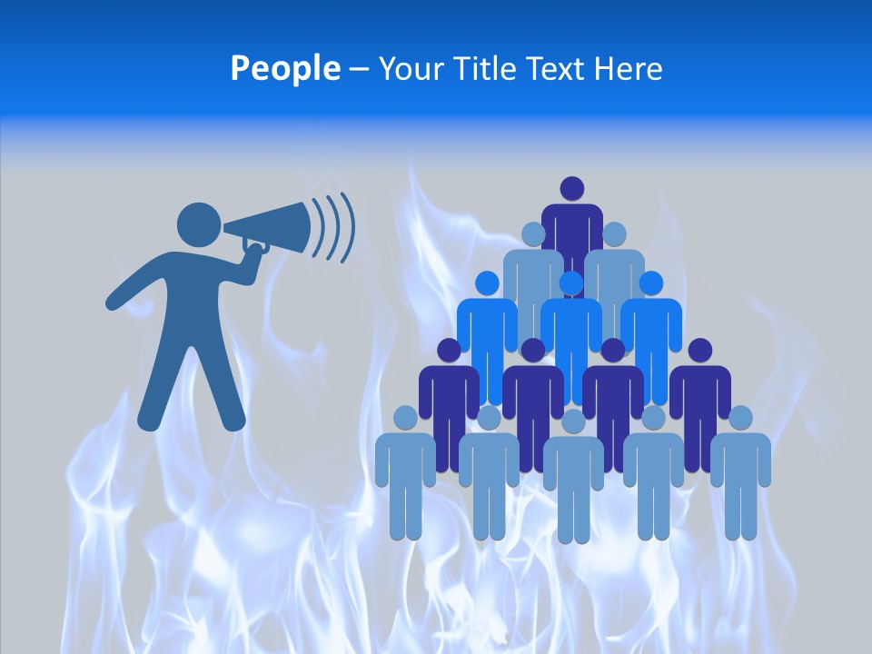 Flaming Beautiful Flambering PowerPoint Template