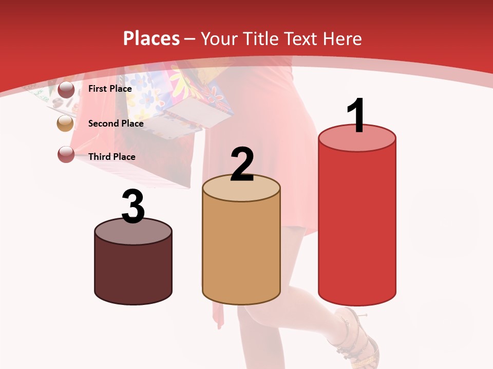 Background Girl Lady PowerPoint Template