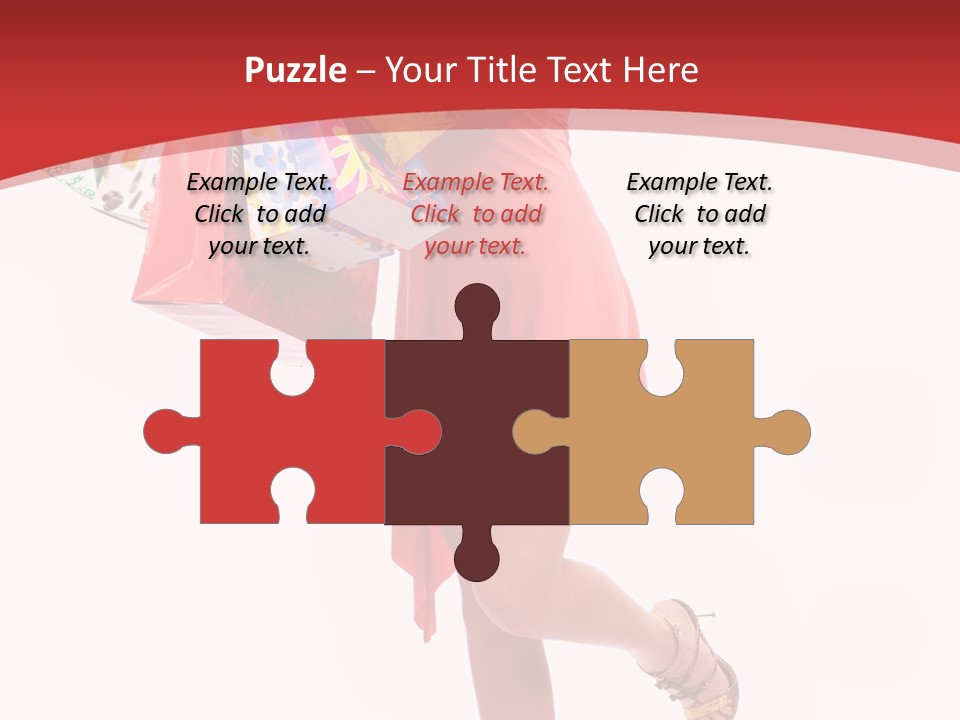 Background Girl Lady PowerPoint Template