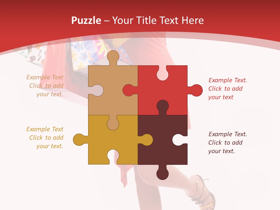 Background Girl Lady PowerPoint Template