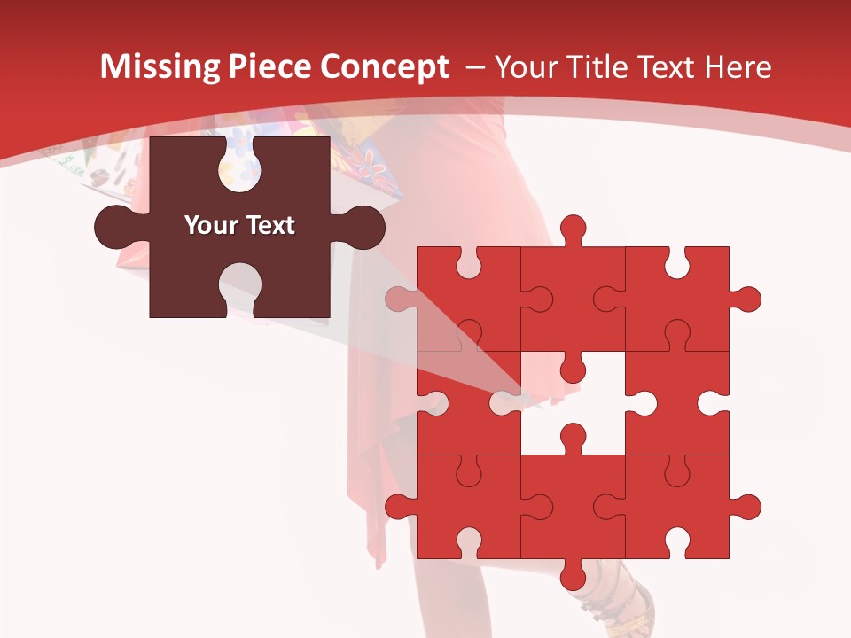 Background Girl Lady PowerPoint Template