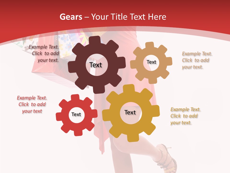 Background Girl Lady PowerPoint Template