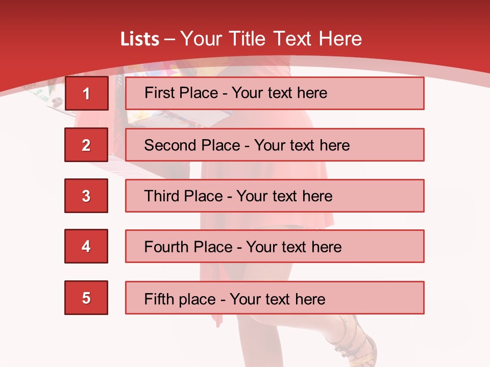 Background Girl Lady PowerPoint Template